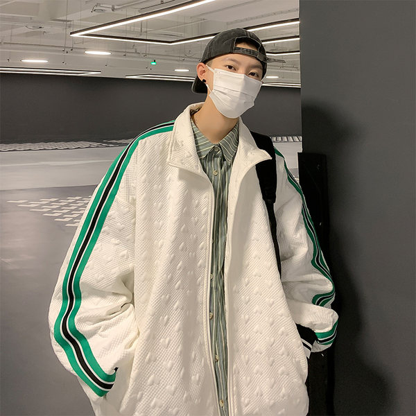 เสื้อแจ็คเก็ตเบสบอล เสื้อคลุม เสื้อแขนยาวสไตล์เกาหลี