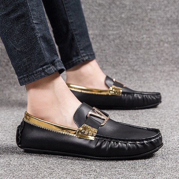 รองเท้าหนังผู้ชาย มีไซส์39-44 รองเท้าโลฟเฟอร์ชาย Slip-On Shoes