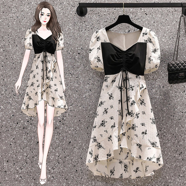 เดรสคนอ้วน เดรสสาวอวบ ชุดเดรสคนอ้วนวัยรุ่น BY PLUS SIZE Girl