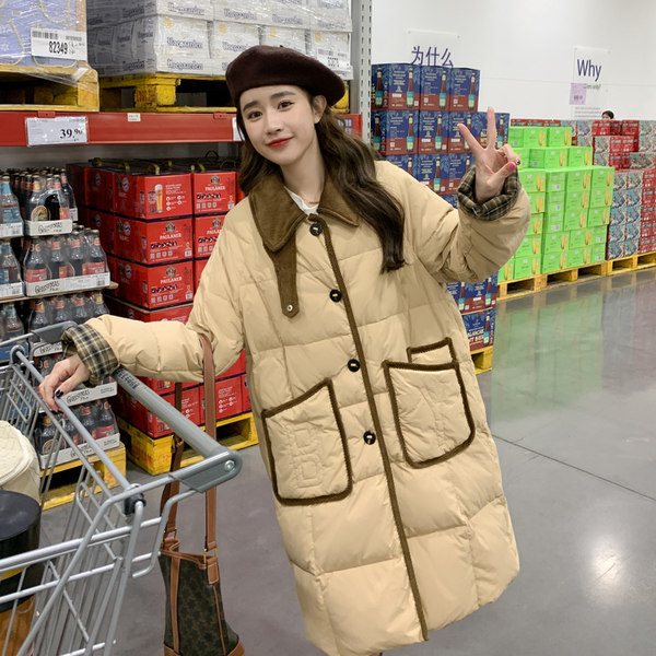 เสื้อโค้ท เสื้อโค้ทกันหนาว เสื้อโค้ทใส่เที่ยวต่างประเทศ ยี่ห้อ: Qianziqian