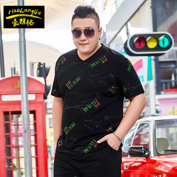เสื้อยืดผู้ชายอ้วน S-5XL(อกเสื้อ39-51นิ้ว)