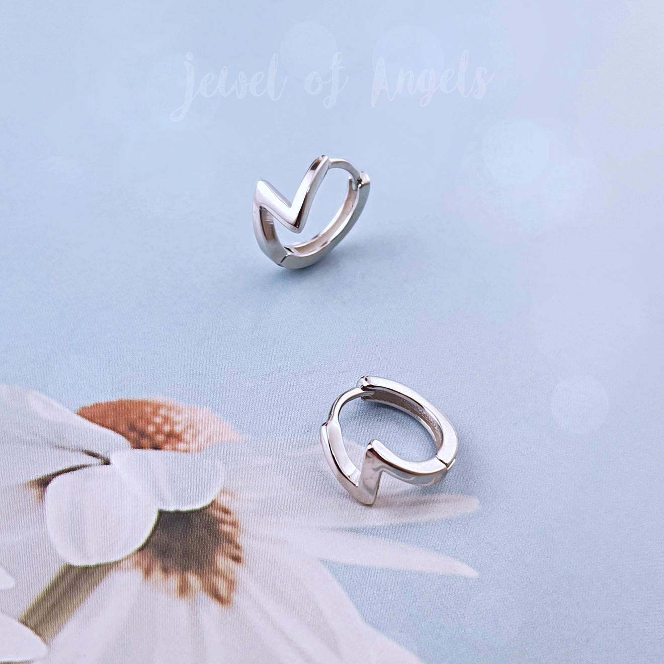 ต่างหูเงินแท้ S925 รุ่น Bolt ต่างหูห่วงสายฟ้า มินิมอล สูง11.2mm เงินแท้ทั้งชิ้น Silver925 ต่างหูผู้ชาย ต่างหูผู้หญิง ตุ้มหูเงินแฟชั่น