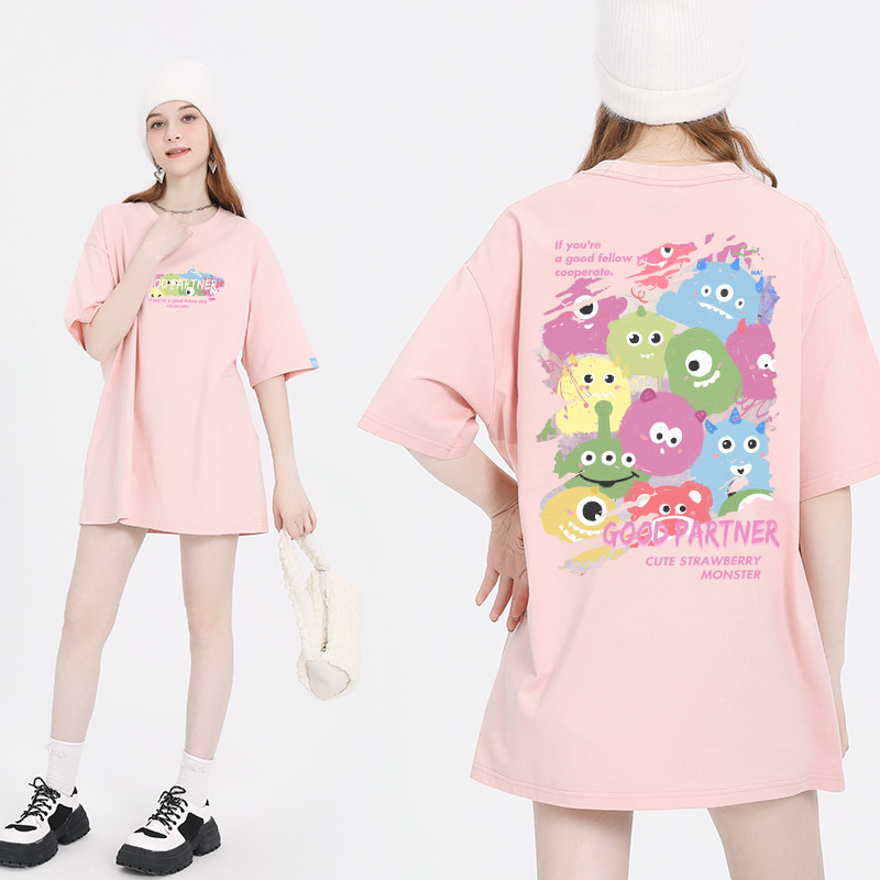 เสื้อผ้าวัยรุ่นเกาหลี เสื้อยืดวัยรุ่นผู้หญิง มีขนาด S M L XL