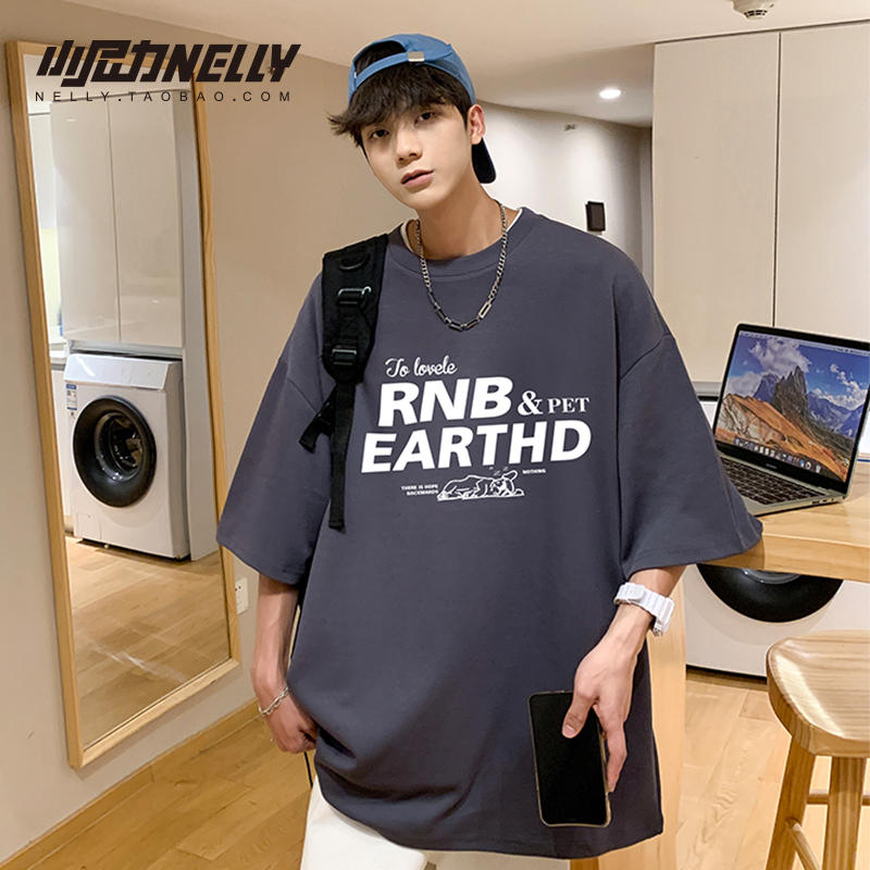 เสื้อยืดคอกลม ผู้ชาย เสื้อยืดผู้ชายเกาหลี เสื้อยืดเกาหลี แบรนด์ NELLY