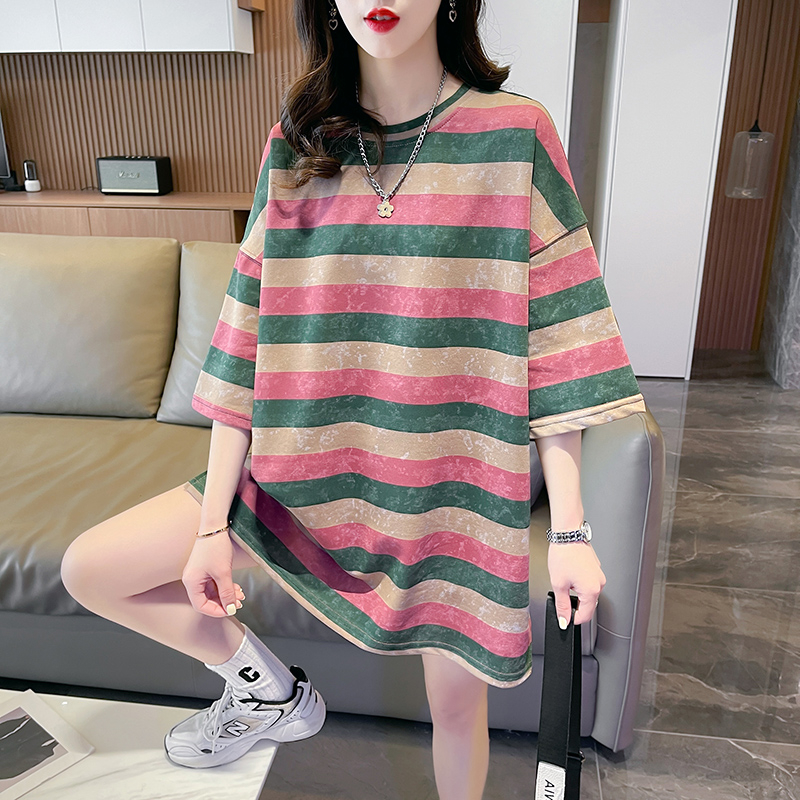 เสื้อยืดคนอ้วนแบบโอเวอร์ไซส์แบบ ulzzang fashion สนใจทักแชท