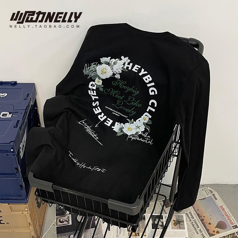 เสื้อยืดคอกลม ผู้ชาย เสื้อยืดผู้ชายเกาหลี เสื้อยืดเกาหลี แบรนด์ NELLY