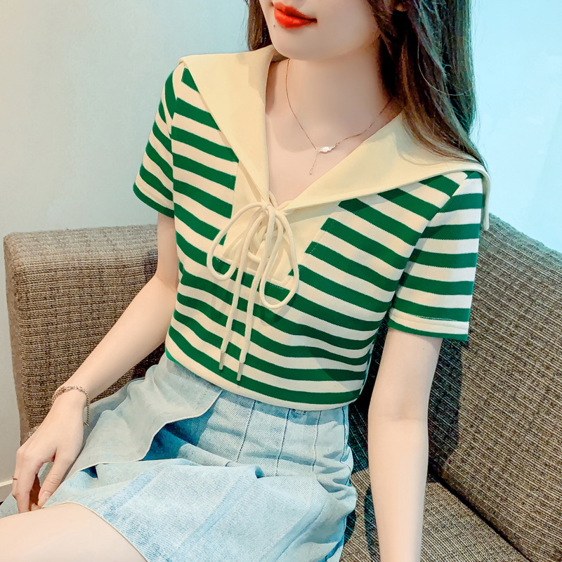เสื้อผ้าวัยรุ่นเกาหลี เสื้อยืดวัยรุ่นผู้หญิง มีขนาด S M L XL