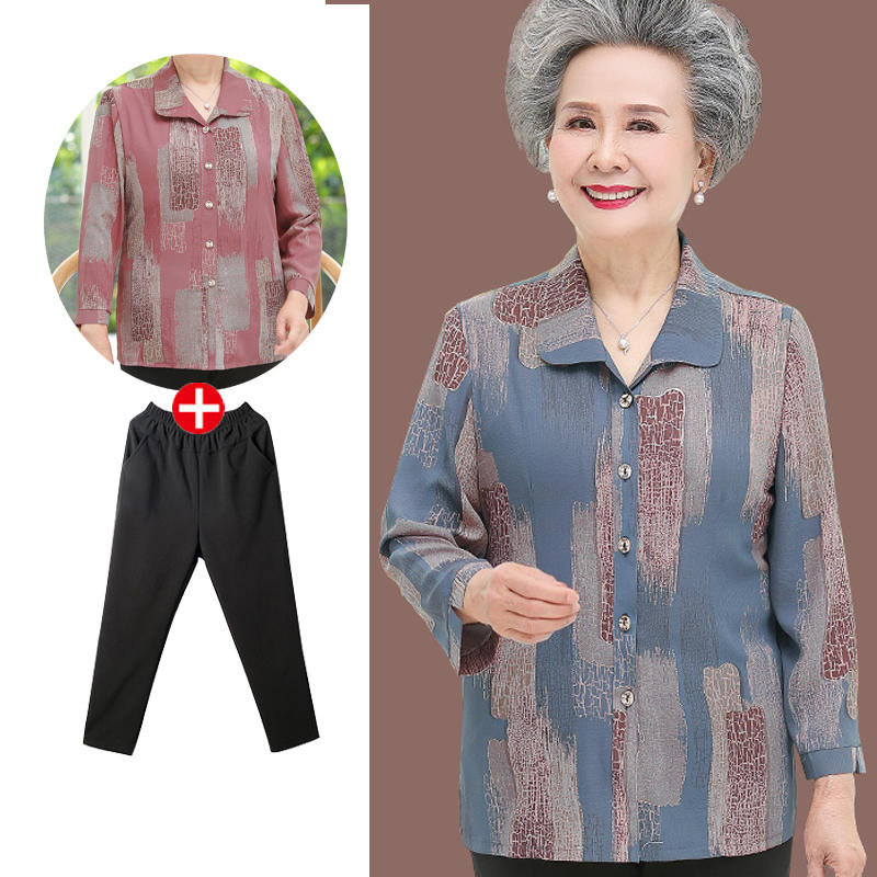 เสื้อคุณยาย เสื้อผู้วัยอายุ60-70ปี เสื้ออาม่า เสื้อผู้สูงอายุ