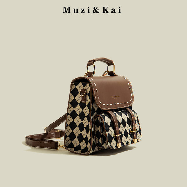 กระเป๋าสะพายข้างผู้หญิง กระเป๋าสะพายสไตล์เกาหลี By Muzi&Kai