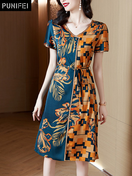 เดรสวัยผู้ใหญ่40-60ปี เดรสคุณแม่ ชุดเดรสทำงานวัยผู้ใหญ่ แบรนด์ MAMA DRESS