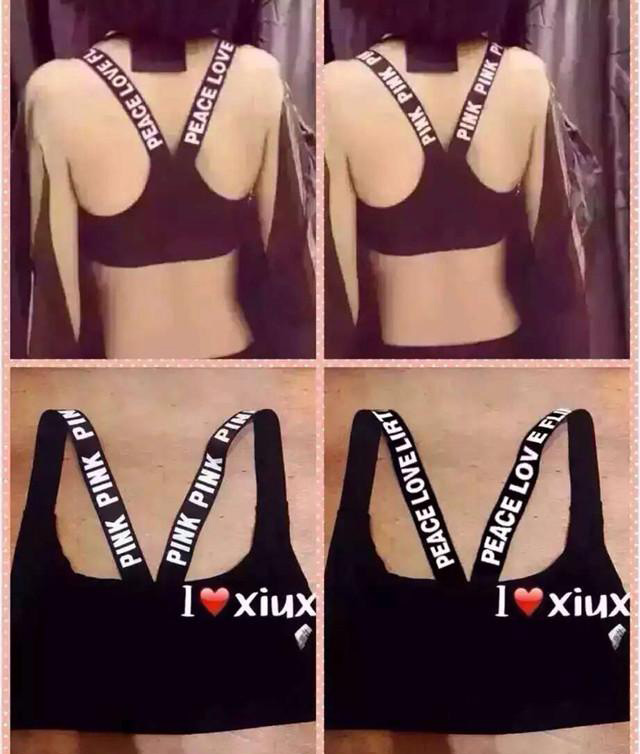 เสื้อกล้าม ครึ่งตัว มีลายตัวหนังสือที่สาย เท่ๆ ผ้าสเปนเด็กใส่สบาย มีฟองน้ำ