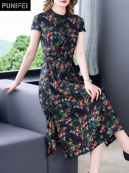 เดรสวัยผู้ใหญ่40-60ปี เดรสคุณแม่ ชุดเดรสทำงานวัยผู้ใหญ่ แบรนด์ MAMA DRESS