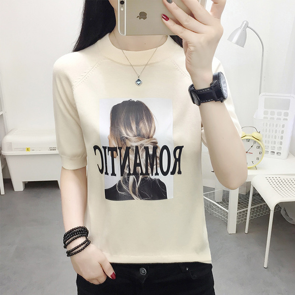 เสื้อทีเชิ้ตผ้านิตติ้ง