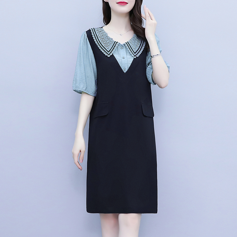 เดรสคนอ้วน เดรสสาวอวบ ชุดเดรสคนอ้วนวัยรุ่น BY PLUS SIZE Girl