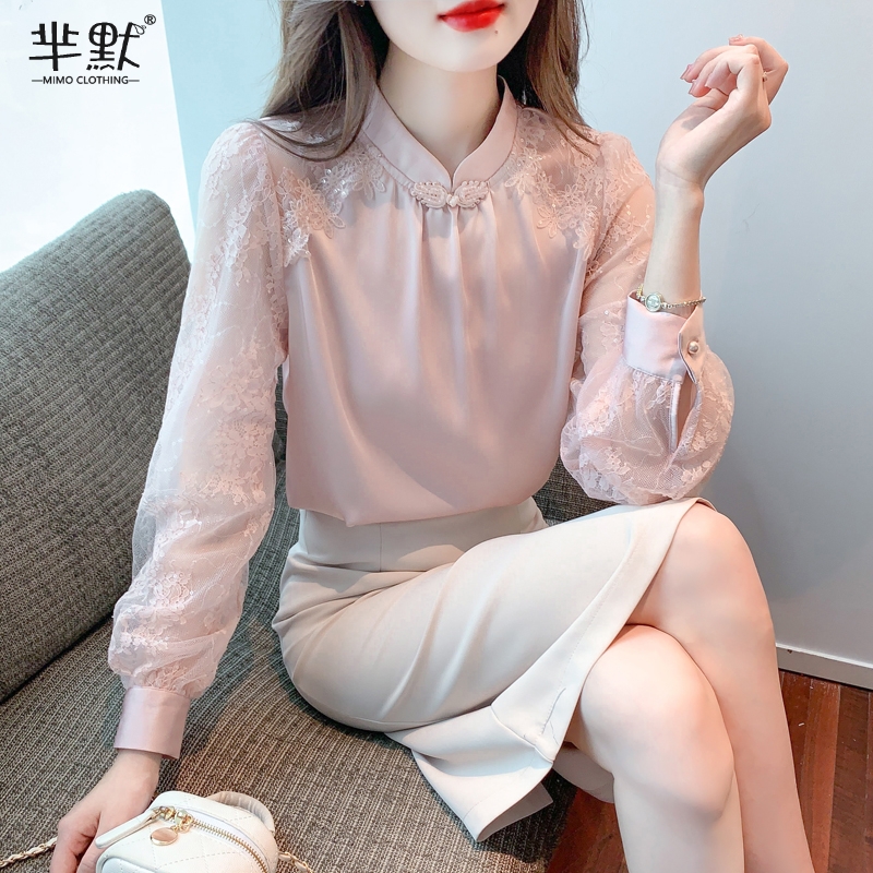 เสื้อลูกไม้ เสื้อเชิ้ตแขนยาว