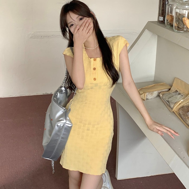 เดรสแขนสั้น มีไซส์ L-4XLอก 38-47 นิ้ว ใส่ได้ทั้งสาวหุ่นดีน่ารักจนถึงสาวอวบพลัสไซส์ จัดส่งฟรี! ทักแชทสั่งซื้อ