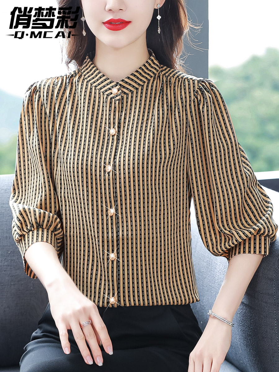 เสื้อชีฟอง เสื้อแฟชั่นสุภาพสตรีวัยผู้ใหญ่ มีไซต์ อก34นิ้ว-43นิ้ว