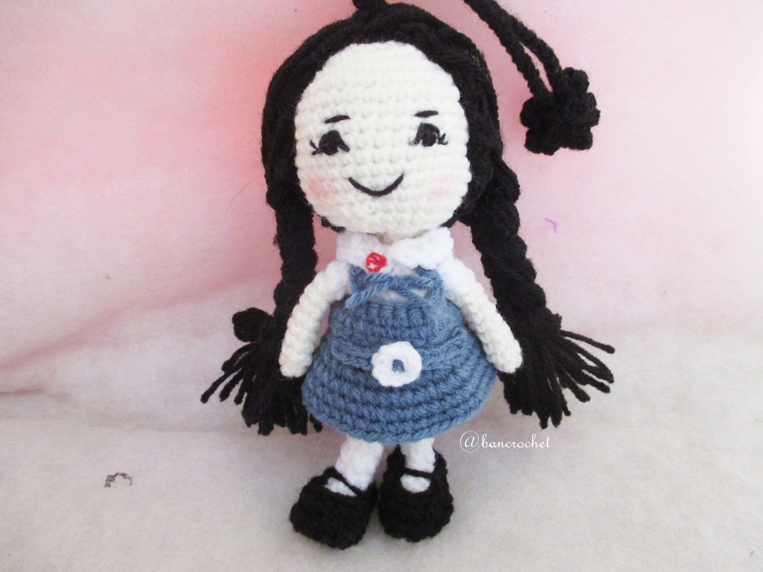 พวงกุญแจตุ๊กตาถักไหมพรม เด็กนักเรียนเซนโยเซฟ