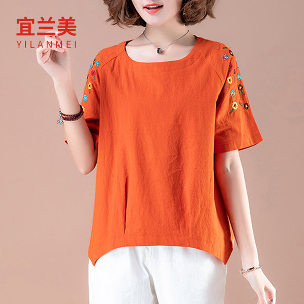แบบเสื้อสวยๆ เสื้อผ้าฝ้ายลินิน เสื้อเชิ้ตผ้าลินิน