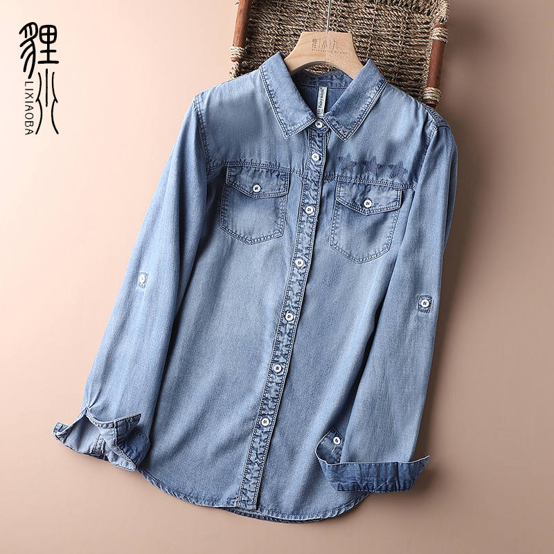 แบบเสื้อสวยๆ เสื้อผ้าฝ้ายลินิน เสื้อเชิ้ตผ้าลินิน