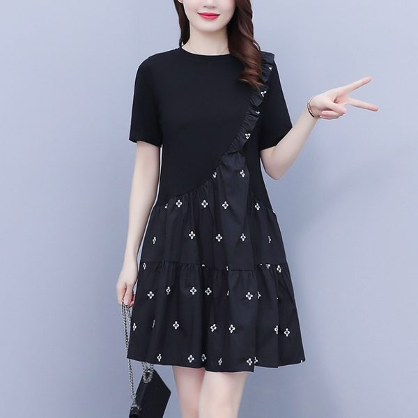 เดรสไซส์ใหญ่ ชุดเดรสสาวพลัสไซส์ เดรสเรียบหรู ไซส์ใหญ่ BY SHUYA