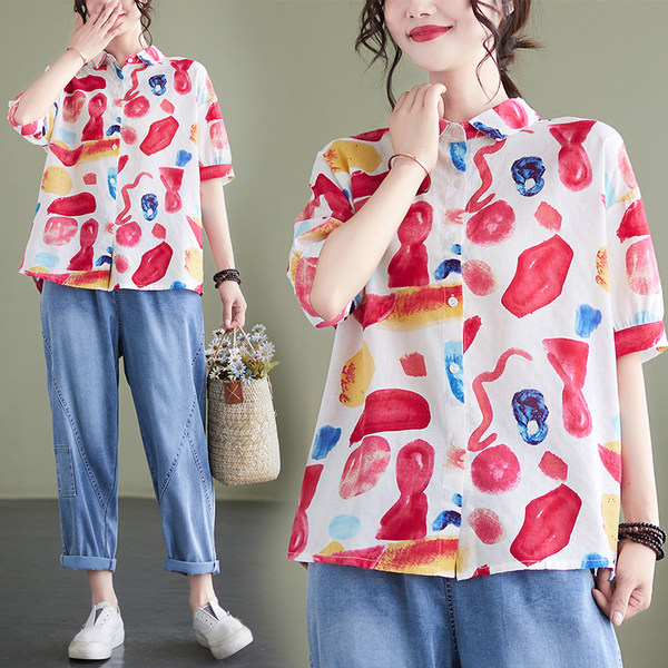 เสื้อลินิน แบบเสื้อสวยๆ เสื้อผ้าฝ้ายลินิน เสื้อเชิ้ตผ้าลินิน BY LININ