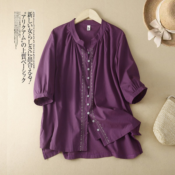เสื้อลินิน แบบเสื้อสวยๆ เสื้อผ้าฝ้ายลินิน เสื้อเชิ้ตผ้าลินิน BY LININ