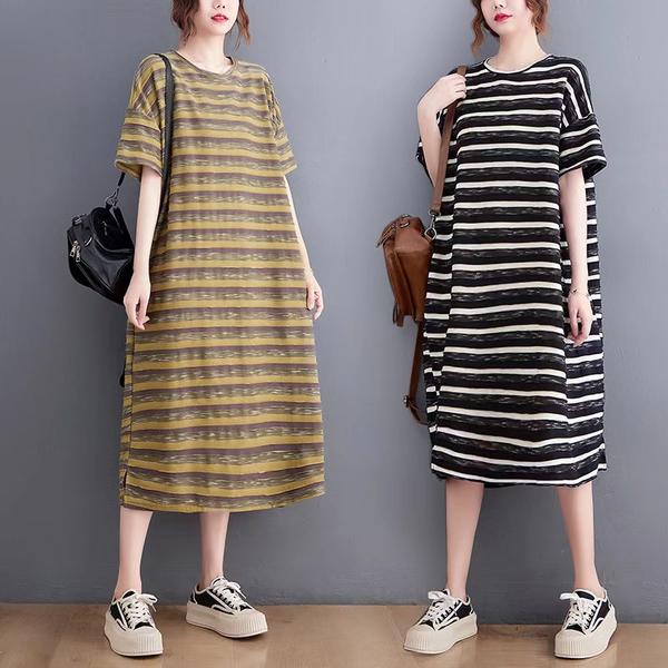 เสื้อลินินคนอ้วน เสื้อทีเชิ้ตคนอ้วนผู้หญิง เสื้อทีเชิ้ตตัวใหญ่ By Literary Plus size