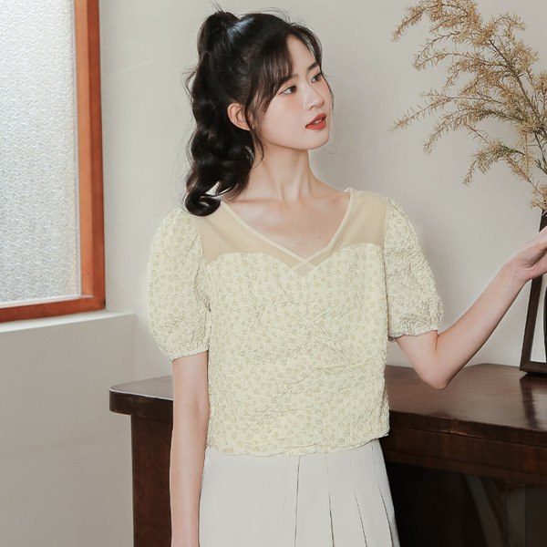 เสื้อชีฟองเกาหลี เสื้อชีฟองสวยๆ