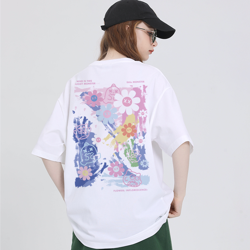 เสื้อผ้าวัยรุ่นเกาหลี เสื้อยืดวัยรุ่นผู้หญิง มีขนาด S M L XL