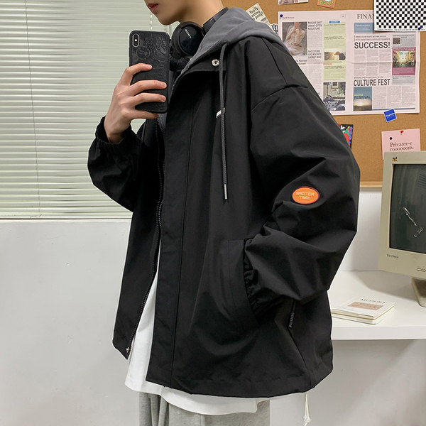เสื้อแจ็คเก็ตเบสบอล เสื้อคลุม เสื้อแขนยาวสไตล์เกาหลี