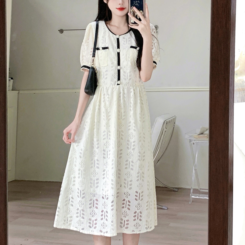 เดรสวัยรุ่น-เดรสคนอ้วนวัยรุ่น L-4XL(อก38-46 นิ้ว)
