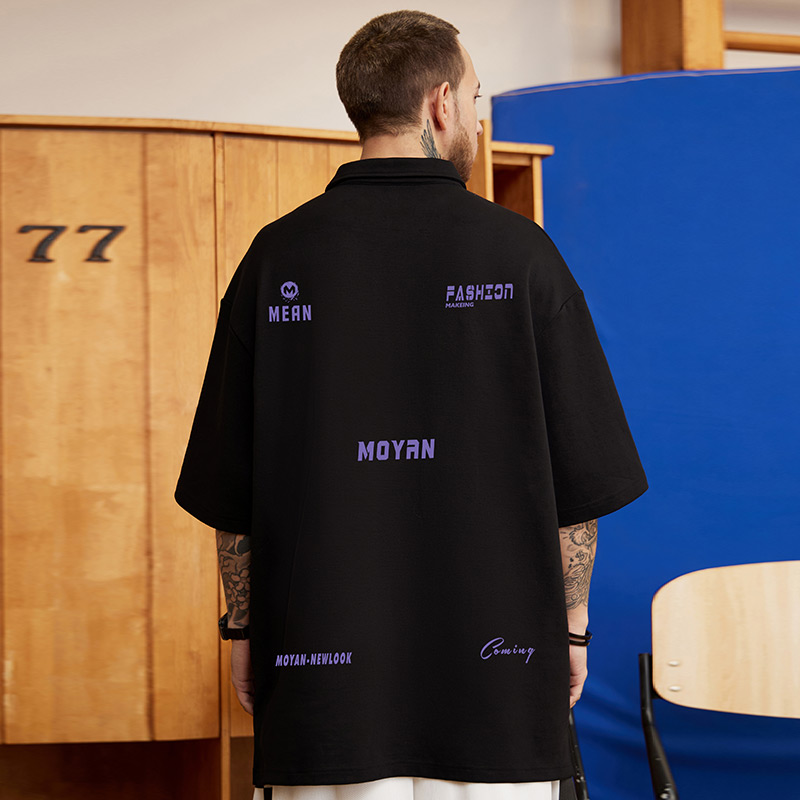 เสื้อยืดผู้ชายอ้วน S-5XL(อกเสื้อ39-51นิ้ว)