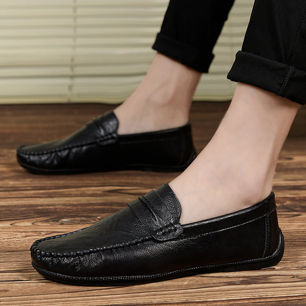 รองเท้าหนังผู้ชาย มีไซส์39-44 รองเท้าโลฟเฟอร์ชาย Slip-On Shoes