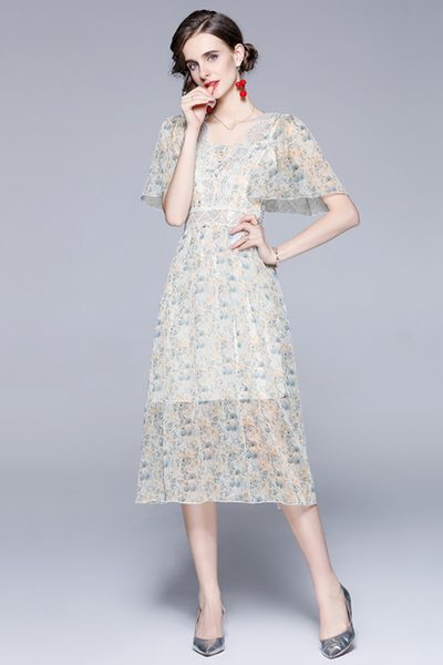 ชุดเดรสยาวสวยๆ ชุดเดรสยาวใส่สบาย ใส่ทำงาน