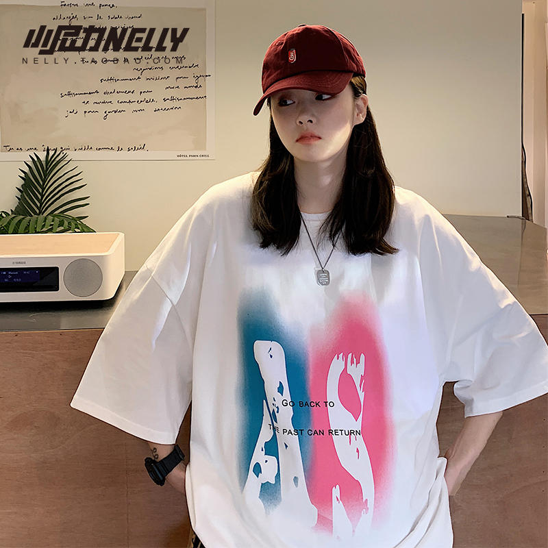 เสื้อยืดคอกลม ผู้ชาย เสื้อยืดผู้ชายเกาหลี เสื้อยืดเกาหลี แบรนด์ NELLY