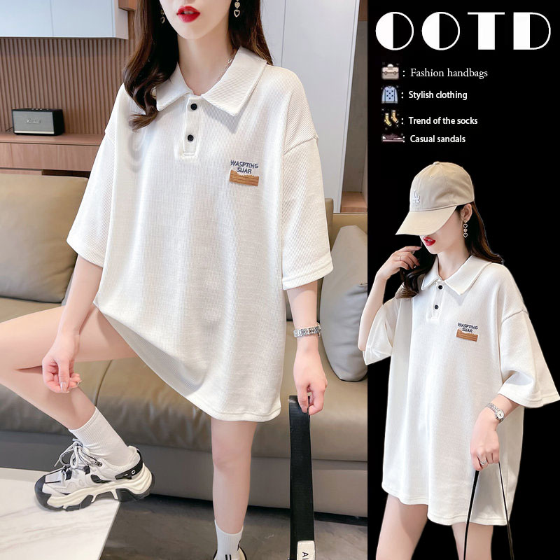 เสื้อยืดคนอ้วนแบบโอเวอร์ไซส์แบบ ulzzang fashion สนใจทักแชท