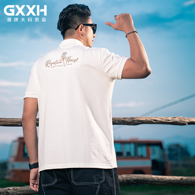 เสื้อยืดผู้ชายอ้วน S-5XL(อกเสื้อ39-51นิ้ว)