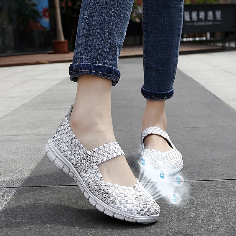 รองเท้าผ้าใบ รองเท้าลำลอง รองเท้าผ้าใบลำลอง รองเท้าแฟชั่นแบบสวม Slipper Shop