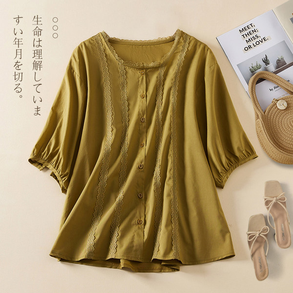 เสื้อลินิน แบบเสื้อสวยๆ เสื้อผ้าฝ้ายลินิน เสื้อเชิ้ตผ้าลินิน BY LININ
