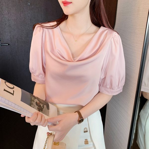 เสื้อชีฟองเกาหลี เสื้อชีฟองสวยๆ