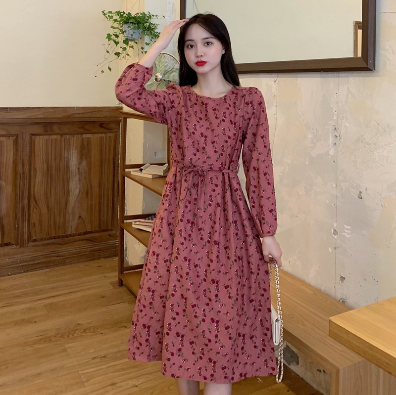 เดรสวัยรุ่น-เดรสคนอ้วนวัยรุ่น L-4XL(อก38-46 นิ้ว)