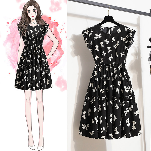 เดรสคนอ้วน เดรสสาวอวบ ชุดเดรสคนอ้วนวัยรุ่น BY PLUS SIZE Girl