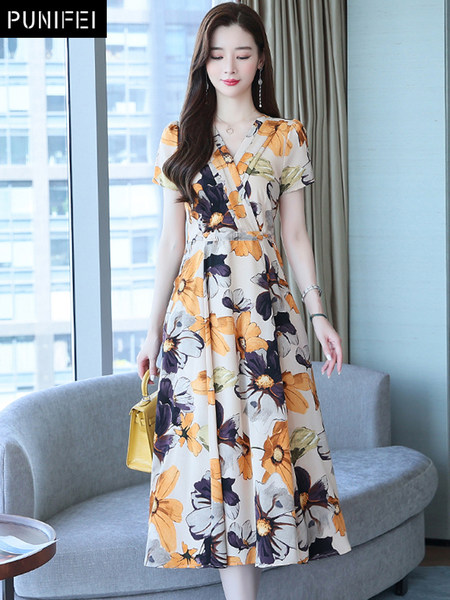 เดรสวัยผู้ใหญ่40-60ปี เดรสคุณแม่ ชุดเดรสทำงานวัยผู้ใหญ่ แบรนด์ MAMA DRESS