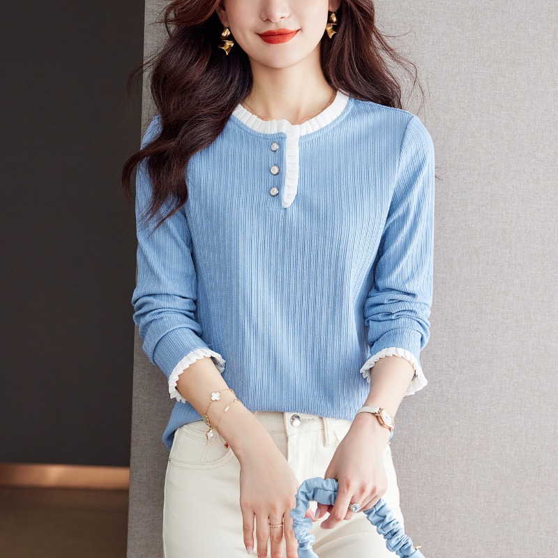 เสื้อเชิ้ตผู้หญิงแขนยาว เสื้อเชิ้ตผู้หญิงใส่ทํางาน 390 บาทต่อชิ้น ฟรีค่าจัดส่ง