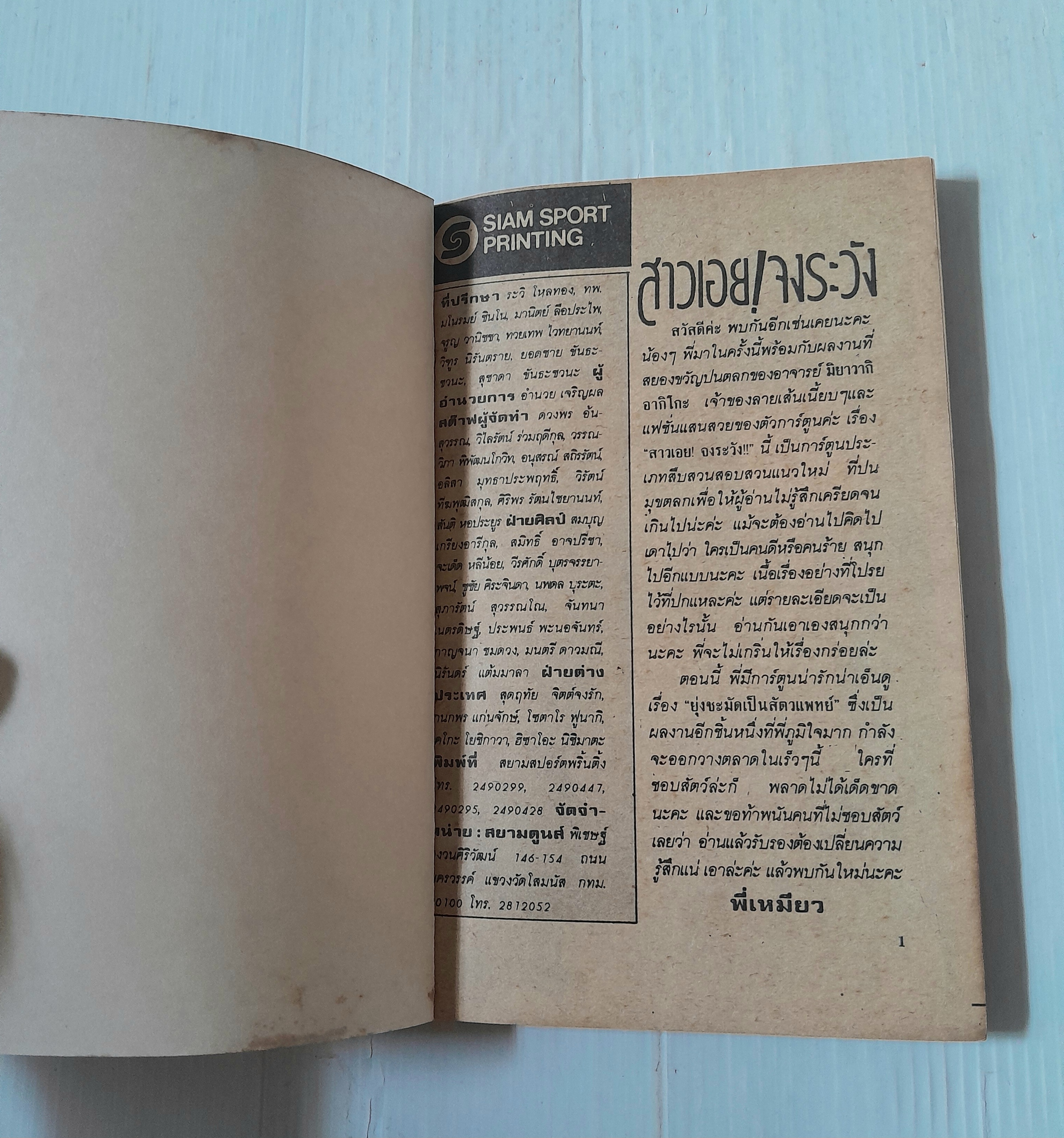 สาวเอยจงระวัง (เล่มเดียวจบ) / Miyawaki Akiko