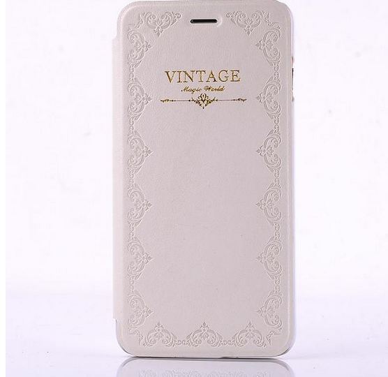 เคสหนัง เคส iPhone 6 4.7 สไตล์ วินเทจ สีขาว มีสเน่ห์ สวยหรู เคสแนว คลาสสิค แบบมีฝา เปิดปิดได้ แนว สวยเรียบ คงความหรูหรา 198616_4