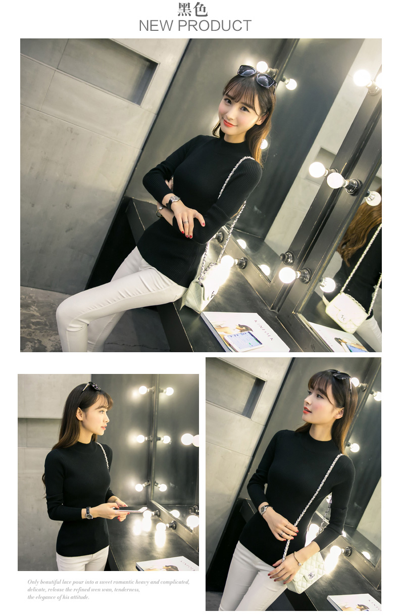 เสื้อสเวตเตอร์ ไหมพรมคอตั้ง ทอละเอียด มีลายในตัว ยืดได้เยอะ