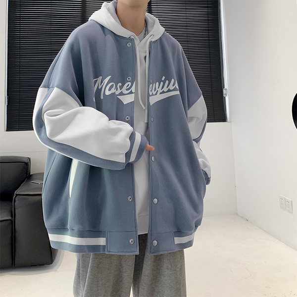 เสื้อแจ็คเก็ตเบสบอล เสื้อคลุม เสื้อแขนยาวสไตล์เกาหลี