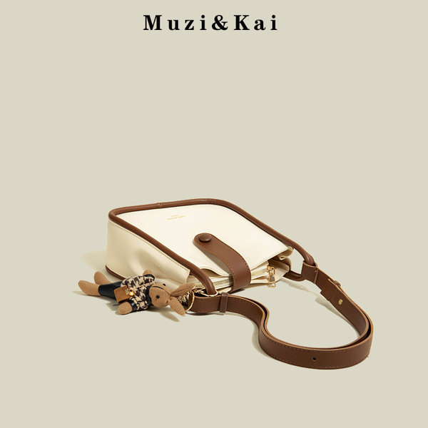 กระเป๋าสะพายข้างผู้หญิง กระเป๋าสะพายสไตล์เกาหลี By Muzi&Kai